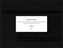 Tablet Screenshot of mystecig.com